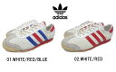 ★10 オフ クーポン 4/30 14時まで★96年製 Dead Stock adidas VIENNA/アディダス ビエンナ 【カラー：01.WHITE/RED/BLUE,02.WHITE/RED】【サイズ：US 6 1/2,US 7,US 7 1/2】【スニーカー】【あす楽対応】【古着屋mellow楽天市場店】