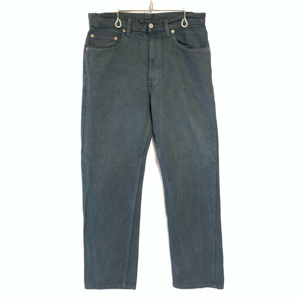 mellow オリジナル リーバイス Levis 505 デニムパンツ サイズ：W33 L30.5 後染め ブラック (チャコール) MADE IN USA【古着】 古着 【中古】 中古 mellow 【あす楽対応】【古着屋mellow楽天市場店】
