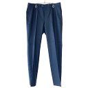 【今がお得★ポイント5倍でゲット】カルバン クライン Calvin Klein レーヨン混 スラックス パンツ 薄手 サイズ : W35.5 ネイビー ヘリンボ...