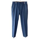 【今がお得★ポイント5倍でゲット】カルバン クライン Calvin Klein レーヨン混 スラックス パンツ 薄手 サイズ : W33 ネイビー ヘリンボーン...