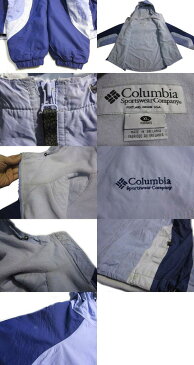 【中古】Columbia/コロンビア 裏地付きマウンテンパーカー 薄紫×薄灰×紺【あす楽対応】【古着屋mellow楽天市場店】