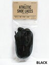 【送料無料】 This is... All-Cotton Athletic Shoe Laces オールコットン アスレチックシューレース 靴紐 靴ひも 【カラー：NATURAL BLACK】 サイズ：32inch 45inch 54inch ディスイズ 生成り 黒 レトロ アレンジ 【新品】 2