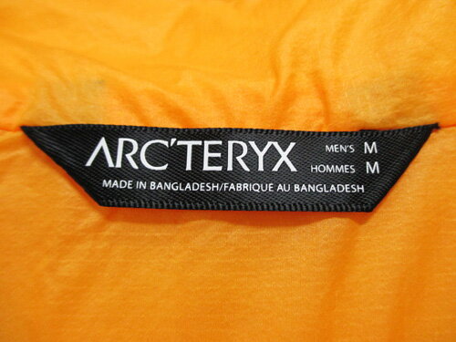 アークテリクス ARC'TERYX アトム LT フーディー 中綿ジャケット Atom LT Hoody オレンジイエロー サイズ： M 【14644】【新品】 新品 mellow USA企画 パーカー OUTDOOR アウトドア Saffron ARCTERYX 【smtb-m】【あす楽対応】【古着屋mellow楽天市場店】