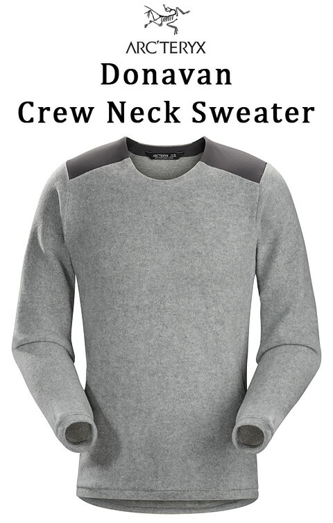 アークテリクス ARC'TERYX ドノバン クルーネック セーター Donavan Crew Neck Sweater グレー S,M,L,XL 【20155】 【新品】 新品 mellow ARCTERYX OUTDOOR アウトドア ウール ニット プルオーバー Light Grey Heather 【smtb-m】【あす楽対応】【古着屋mellow楽天市場店】