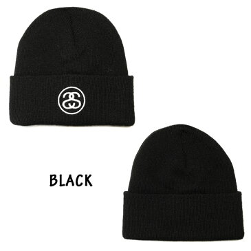 【30%オフ 5/7 12時まで】【ゆうパケット対応】 ステューシー STUSSY ビーニー ニットキャップ SSリンク カフ SS-LINK CUFF BEANIE ブラック ダークネイビー グレー Made in U.S.A 【132896】【新品】 新品 mellow USA企画 ニット帽 帽子 ワッチキャップ 【古