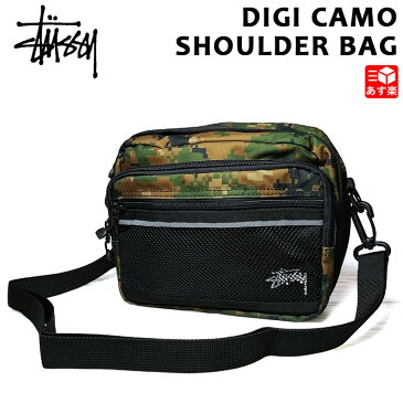 ステューシー STUSSY ショルダーバッグ DIGI CAMO SHOULDER BAG デジカモ 【134201】【新品】 新品 mellow USA企画 ポーチ カバン 鞄 ストックロゴ デジタルカモ 迷彩 カモフラ 【あす楽対応】【古着 mellow楽天市場店】