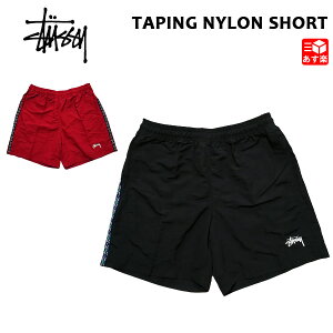 ƥ塼 STUSSY 硼ȥѥ ơԥ ʥ TAPING NYLON SHORT ֥å å S , M , L , XL 112227ۡڿʡ  mellow USA 硼 ȥ󥯥 ȥå ȥ꡼ ڤб۸ mellowŷԾŹ