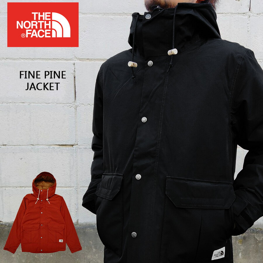 ノースフェイス THE NORTH FACE ファイン パイン ジャケット FINE PINE JACKET 中綿ライナー付き ブラック ブリック サイズ：S , M , L 【NF0A5A8A】【新品】 新品 mellow USAモデル アウター 中綿 3WAY マウンテンパーカー【あす楽対応】【古着 mellow楽天市場店】