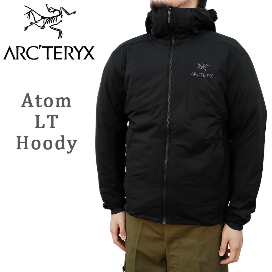 アークテリクス ARC'TERYX アトム LT フーディー 中綿ジャケット Atom LT Hoody ブラック S , M , L 【24108】【新品】 新品 mellow ARCTERYX パーカー アウトドア Black 【あす楽対応】【古着屋mellow楽天市場店】