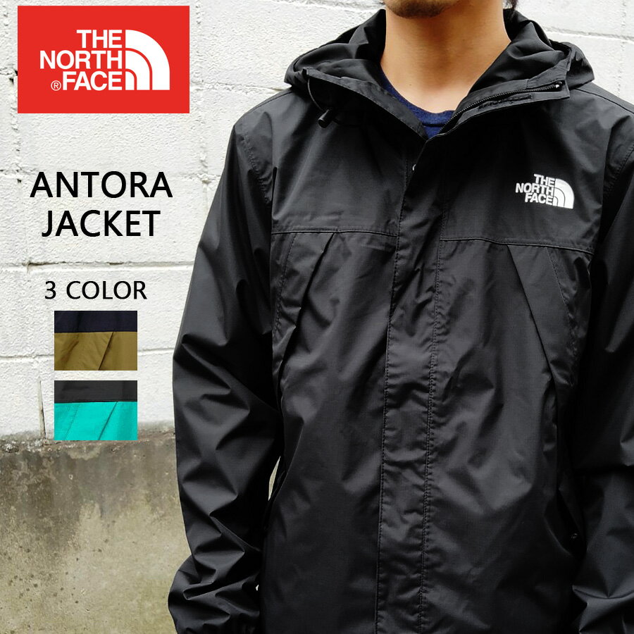 ノースフェイス THE NORTH FACE アントラ ジャケット マウンテンパーカー ANTORA JACKET ブラック ミリタリーオリーブ グリーン系 S , M , L , XL  新品 mellow USA企画 フーディー ウインドブレーカー 