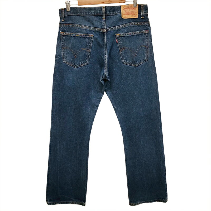 リーバイス 517 デニム パンツ Levi's ブーツカット ブルー サイズ：W34.5 L32.5 古着 インディゴ Levis BOOT CUT フレア 【中古】