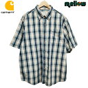 カーハート Carhartt ショートスリーブシャツ ボタンダウン チェック