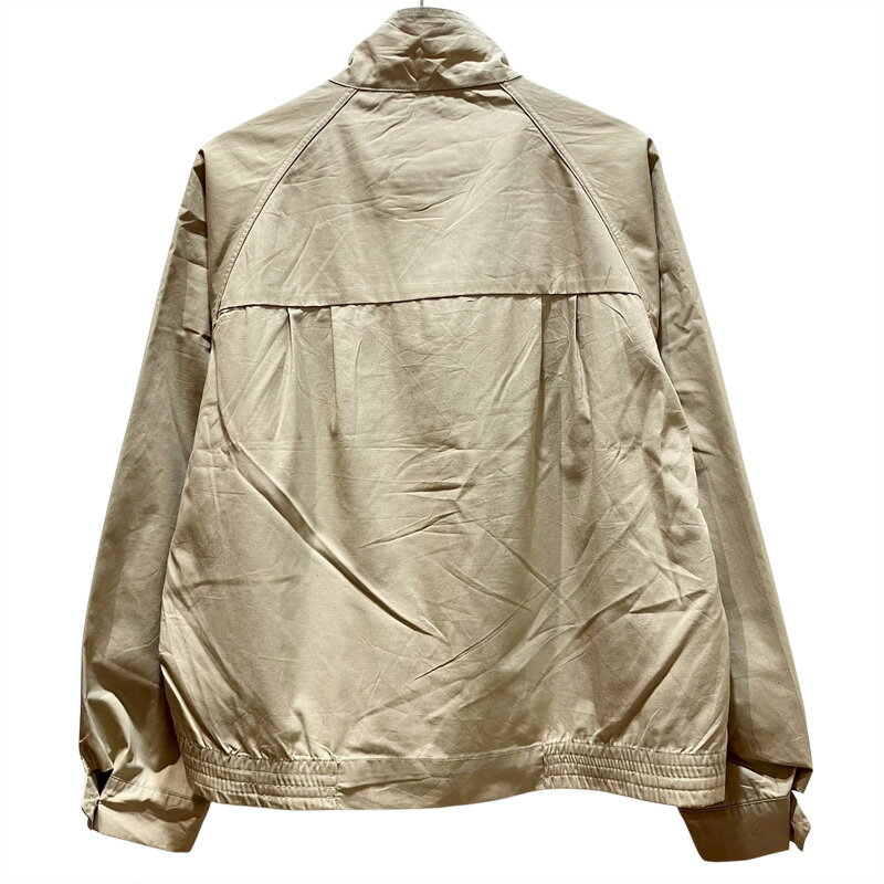 ロンドンフォグ スイングトップ ドリズラージャケット ベージュ サイズ：メンズ L LONDON FOG ジップアップ ブルゾン ラグランスリーブ アウター 古着 【中古】