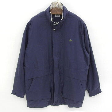 ラコステ/LACOSTE ジップアップ ジャケット 長袖 サイズ：105　ネイビー 【古着】 古着 【中古】 中古 mellow 【古着屋mellow楽天市場店】