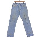 [oCX Levi's 501 fjpc F AJ TCYF34/32 u[ Made in U.S.AyLeviszyÒz Ò yÁz  mellow yÒmellowyVsXz