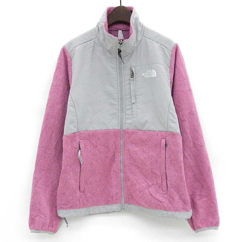 レディース　ノースフェイス/THE NORTH FACE ジップアップ デナリ フリース ジャケット 長袖 サイズ：Women's S　ピンク×グレー 【古着】 古着 【中古】 中古 mellow 【古着屋mellow楽天市場店】