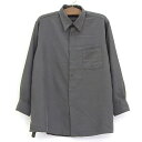 【今がお得★ポイント5倍でゲット】VAN HEUSEN マイクロファイバー シャツ 長袖 無地 サイズ:17 メンズL程度 グレー系 【古着】 古着 【中古】 ...