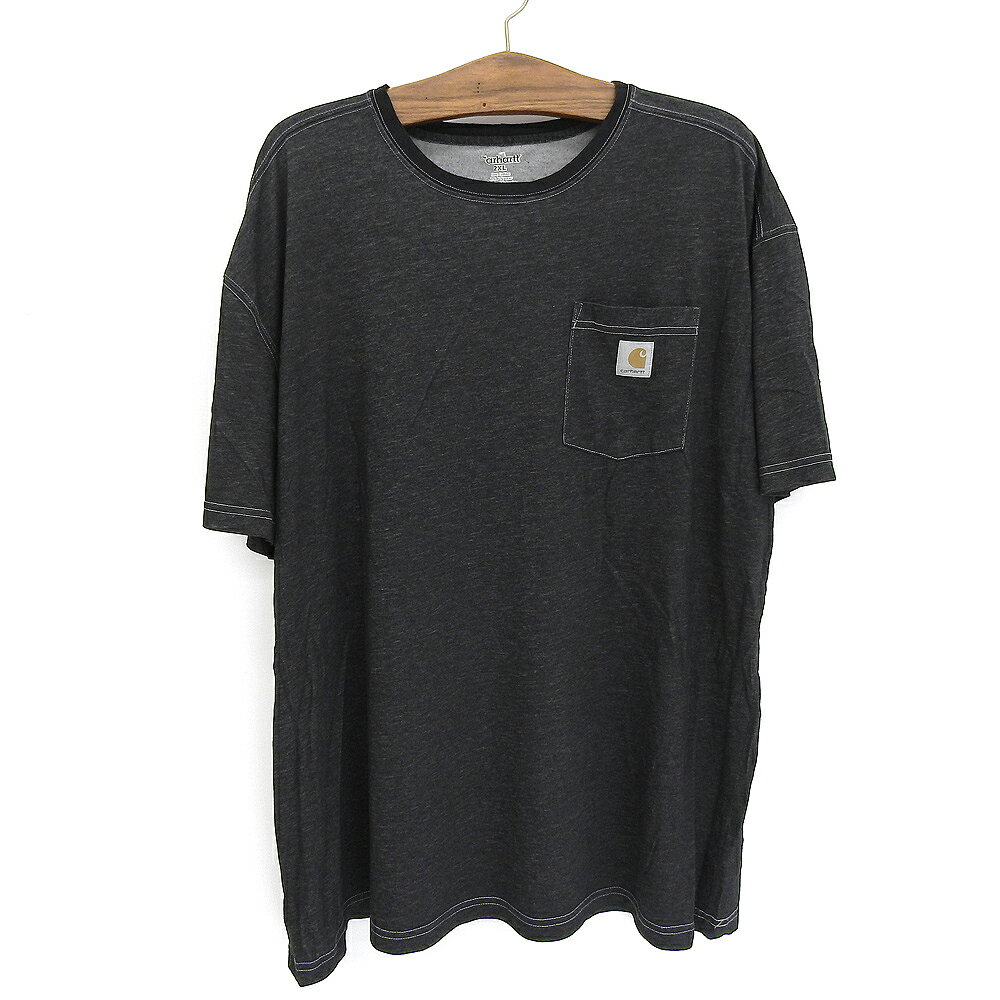 carhartt/カーハート 半袖 ポケット Tシャツ サイズ：2XL チャコール【古着】 古着 【中古】 中古 mellow 【古着屋mellow楽天市場店】