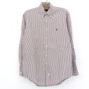 【今ならお得★ポイント5倍】ラルフローレン Ralph Lauren ボタンダウンシャツ YARMOUTH 長袖 サイズ:15-34 バーガンディーストライプ ...