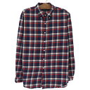 【今ならお得★ポイント5倍】ラルフローレン Ralph Lauren ボタンダウンシャツ 長袖 サイズ:XL ネイビー×レッド×グリーン チェック CUSTOM...