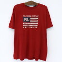 【今ならお得★ポイント5倍】ラルフローレン ポロ ジーンズ 星条旗プリント Tシャツ 半袖 アメリカ製