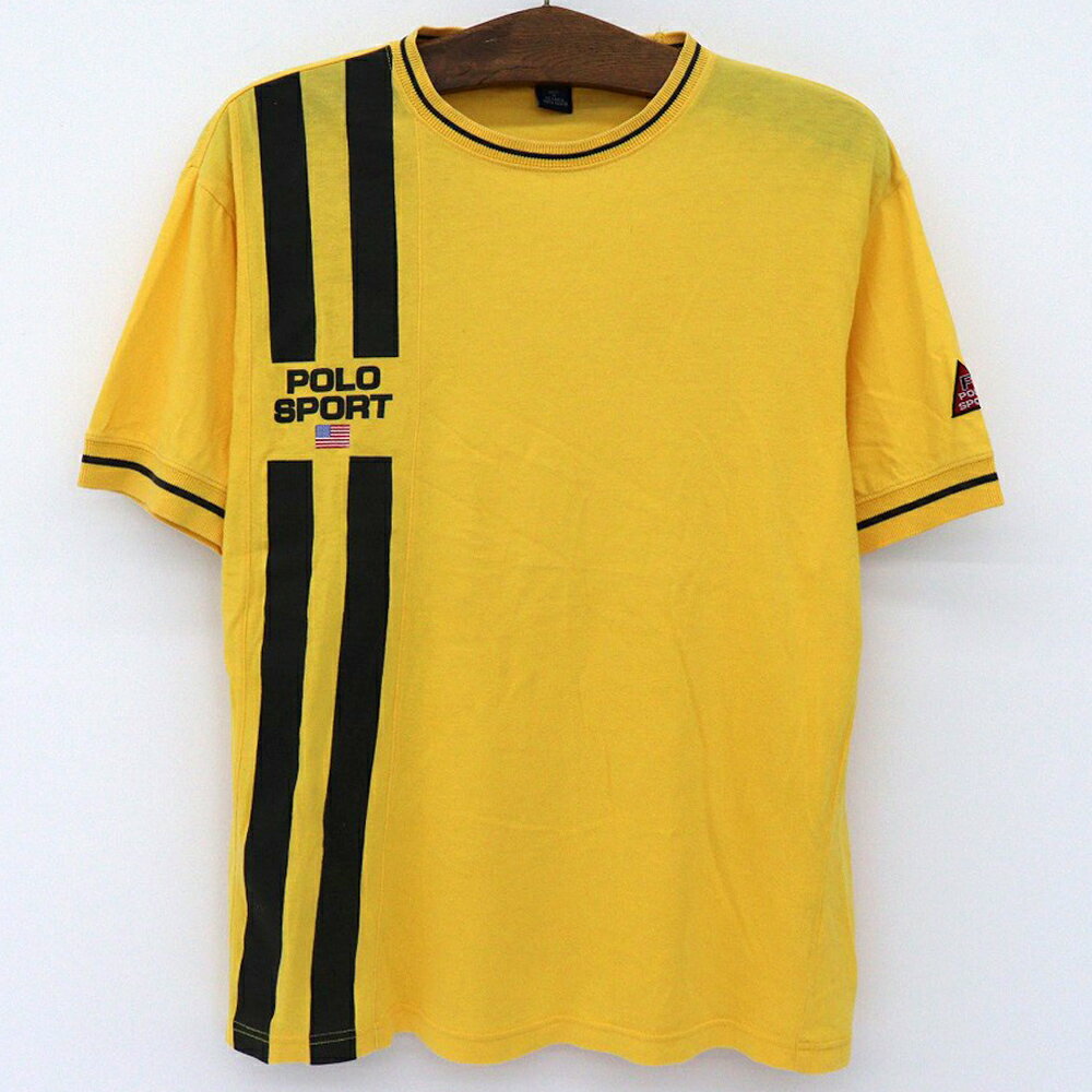 ポロスポーツ ラルフローレン Tシャツ プリント 半袖 黄色