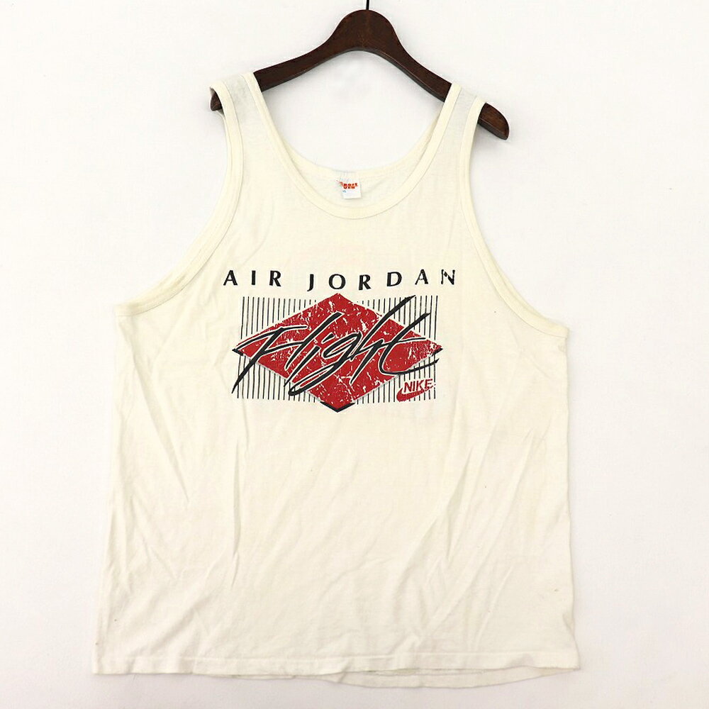 90's 両面プリント タンクトップ サイズ:XL ホワイト【古着】 古着 【中古】 中古 mellow 【古着屋mellow楽天市場店】