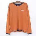 【今ならお得★ポイント5倍】TOMMY JEANSトミー ヒルフィガー ロンT オレンジ L