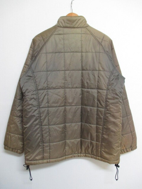 コールマン/Coleman ジップアップ 中綿 ナイロン ジャケット 長袖 無地 サイズ：L カーキ 【古着】 古着 【中古】 中古 mellow 【古着屋mellow楽天市場店】