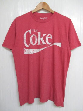 【50%オフ 6/11 12時まで】コカ・コーラ/Coca-Cola ロゴ プリント Tシャツ 半袖 サイズ：L レッド 【古着】 古着 【中古】 中古 mellow 【古着屋mellow楽天市場店】