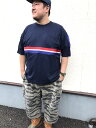 リフレクター ポケット付き ワーク Tシャツ 半袖 サイズ:S , M , XL , 2XL , 3XL ネイビー 【新品】 新品 mellow 【古着屋mel...