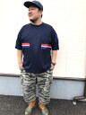 リフレクター セパレート ポケット付き ワーク Tシャツ 半袖 サイズ:S , M , XL , 4XL ネイビー 【新品】 新品 mellow 【古着屋mel...