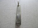 ビンテージ シルバー スプーン&フォーク ペンダント トップ 【ハンドメイド】【free size】【Vintage silver spoon&fork pendant tops】【イニシャル入り W 】【チェーンなし】【US古着】【中古】【古着屋mellow楽天市場店】