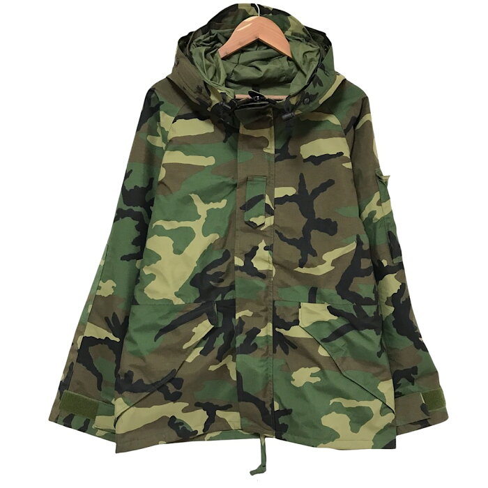 U.S.ARMY ウッドランドカモ ゴアテックスパーカー Woodland Camo GORE-TEX PARKA サイズ：MEDIUM-SHORT【PARKA, COLD WEATHER, CAMOUFLAGE】 【古着】 古着 【中古】 中古 mellow 【古着屋mellow楽天市場店】