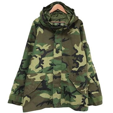 U.S.ARMY ウッドランドカモ ゴアテックスパーカー Woodland Camo GORE-TEX PARKA サイズ：LARGE-LONG 【PARKA, COLD WEATHER, CAMOUFLAGE】 【古着】 古着 【中古】 中古 mellow 【古着屋mellow楽天市場店】