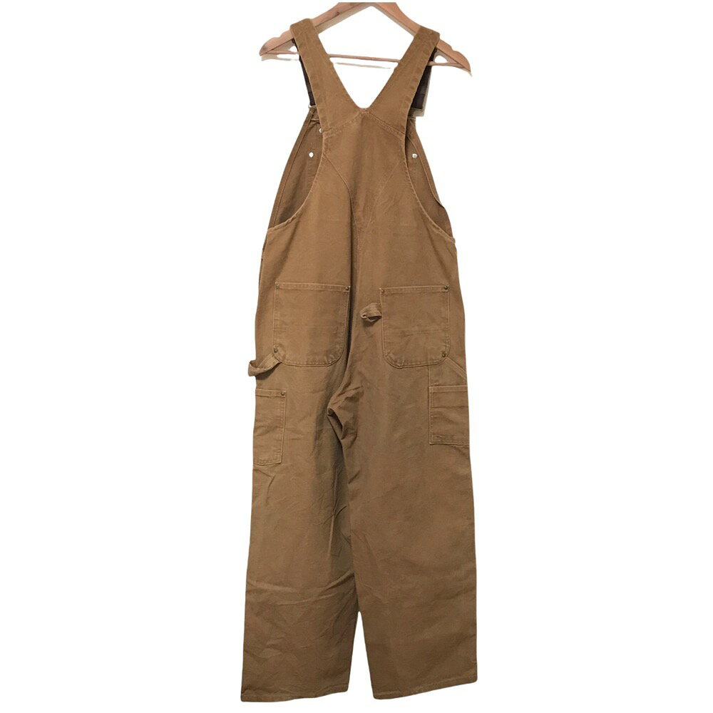 カーハート Carhartt ダブルニー ダック オーバーオール 無地 サイズ：W36 L29 ブラウン 【古着】 古着 【中古】 中古 mellow 【古着屋mellow楽天市場店】