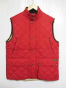 【今がお得★ポイント10倍でゲット】【サンプル品】POLO Ralph Lauren ラルフローレン 衿コーデュロイ モーターサイクル キルティングベスト 赤 ...