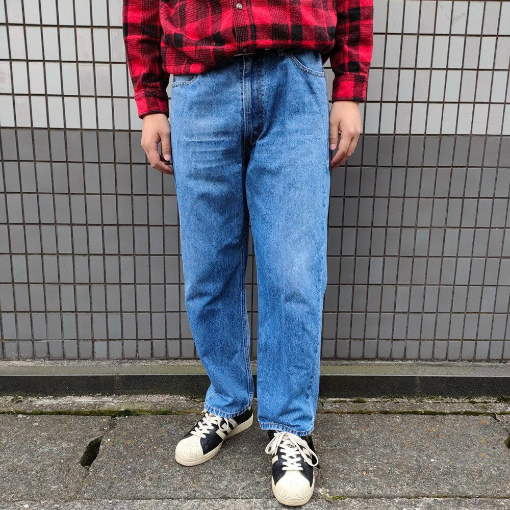 リーバイス Levi's 550 デニム パンツ テーパード ヒゲ サイズ：W37 L29 インディゴ 【Levis】【古着】 古着 【中古】 中古 【あす楽対応】 mellow 【古着屋mellow楽天市場店】