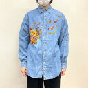 素材 100%COTTON サイズ 表記：MEDIUM 身幅60cm 肩幅52cm 着丈77.5cm 袖丈59.5cm 着用モデル：172cm 57kg 商品説明 ・ディズニーのデニムシャツです。 ・カラーはインディゴ。 状態・その他 ・裾上辺り、背面、左腕等にスレ、薄汚れ有り。 ・背面、袖口等に小さなダメージ有り。 取扱店舗：【倉庫】【CR】 ※パソコンの設定により、実際の色と異なる場合が御座いますので、ご了承下さい。※掲載されている商品はオンラインショップでの販売のみとなり、実店舗での試着等は出来かねますので予めご了承ください。 【当店について】 中古から新品、DEADSTOCKまで海外で買い付けた幅広いジャンルのおすすめ商品を取り扱っております。 帽子、靴、小物まで、全身コーディネート出来るラインナップを豊富に取り揃えております。 新着商品、新商品、ランキング上位商品、人気商品、訳ありアウトレット商品、最安商品、セール商品は特にご好評をいただいております。 3,980円(税込み)以上のご購入で送料無料となります。 あす楽対応可能な商品や即日発送商品もございますので、急なご入用にも出来る限り対応させていただきます。 【プレゼント・イベントにも】 ギフト、贈り物、誕生日、父の日、母の日、敬老の日、クリスマス、ハロウィン、バレンタイン、就職祝い、入学祝い、進学祝い、新社会人、新成人、結婚祝い 【対象 ※以下のような方に多くご利用いただいております。】 年代：〜20代、30代、40代、50代、60代〜 メンズ、男性向け（レディース、女性向けもございます）、ヤング、ミドル、アダルト、シルバー、シニア世代、お父さん世代 よく読む雑誌：2nd、セカンド、Lightning、ライトニング、カジカジ、CLUTCH Magazine、クラッチ マガジン、HOUYHNHNM、フイナム、GO OUT、ゴーアウトをよく読まれる方 ジャンル：アメトラ系、カジュアル系、アメリカン、アメカジ系、ストリート系、トラッド系、アウトドア系、ワーク系、ミリタリー系 【素材・仕様・シーズン】 INDIGO、インディゴ、BLUE、ブルー、青、100エーカーの森、Pooh、ピグレット、Piglet、ティガー、Tigger、春夏、春物、春服、夏物、夏服、秋冬、秋物、秋服、冬物、冬服、ファッション、おしゃれ、オシャレ、かわいい、カワイイ、人気、定番、アクセント、大人、流行、トレンド、コーデ、コーディネート、シンプル、インパクト、万能、スタイル、旬、魅力、マスト、アイテム、カジュアル、ストリート　