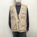 ロスコ ROTHCO サファリベスト フィッシングベスト サイズ:XL ベージュ【古着】 古着 【中古】 中古 mellow 【古着屋mellow楽天市場店】