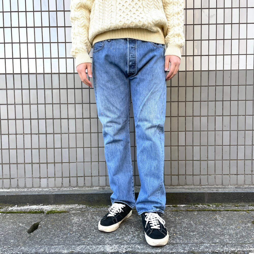 【中古】 リーバイス Levi's 501 デニム パンツ サイズ：W37 L30 インディゴ Levis 古着 中古 mellow あす楽対応 古着屋mellow楽天市場店