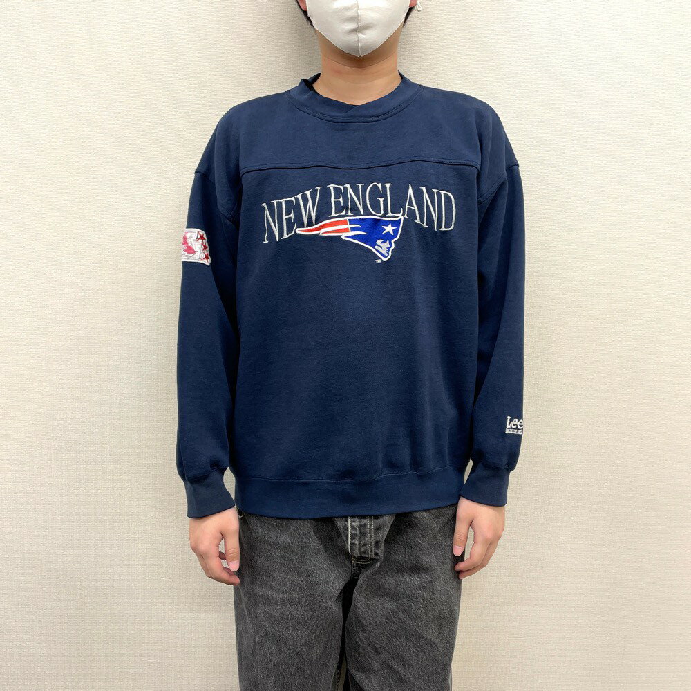 90's Lee SPORT NFL New England Patriots スウェット シャツ プルオーバー