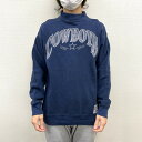【今ならお得★ポイント10倍】【中古】 NUTMEG NFL ダラス カウボーイズ スウェット シャツ モックネック トレーナー ロゴ プリント 長袖 サイズ:...