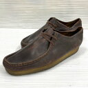 US古着 Clarks ORIGINALS Wallabee クラークス オリジナルズ ワラビー ブーツ レザー サイズ：UK 8 1/2 G ブラウン あす楽対応【中古】