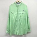 【お買い物マラソン★ポイント10倍】古着 Columbia ロードラッグ オフショア シャツ ロングスリーブ オムニシェイド