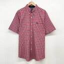 【今がお得★ポイント10倍でゲット】US古着 チャップス CHAPS ボタンダウンシャツ 半袖 チェック柄 EASY CARE サイズ:メンズ XL ビッグサイ...