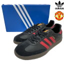 adidas originals SAMBA TEAM “MANCHESTER UNITED” アディダス オリジナルス サンバ チーム “マンチェスターユナイテッド” レザースニーカー サイズ：US10，11 1/2，12 ブラック×レッド 箱付き HQ7030 あす楽対応【新品】