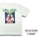 ビリーアイリッシュ Tシャツ 半袖 BILLIE EILISH アーティスト Tシャツ サイズ：メンズ XL 相当 ビッグサイズ ホワイト あす楽対応 【新品】