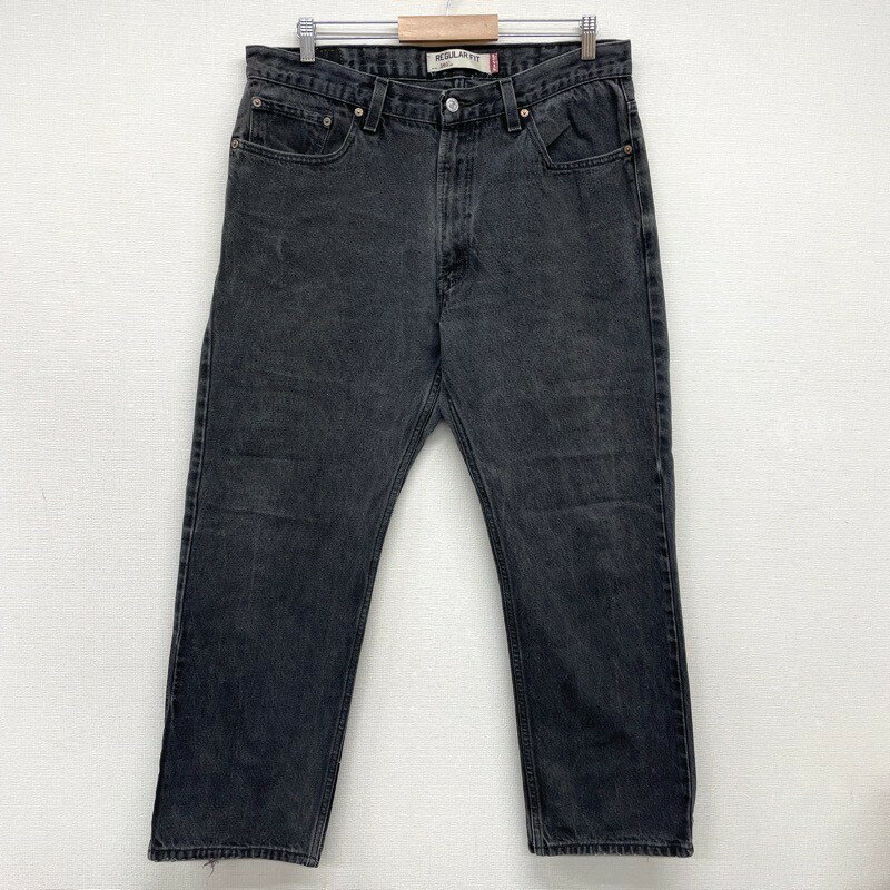 リーバイス Levi's 505 ブラックデニム パンツ テーパード REGULAR FIT サイズ：W37 L28.5 あす楽対応 【中古】のサムネイル