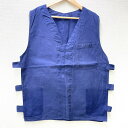 mellow オリジナル リメイク フランス軍 モチーフ ユーロワーク ガオベスト Euro Work GAO Vest サイズ:MEN'S M位 ネイビー【古...